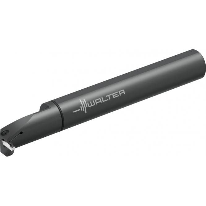 Bară pentru strunjire interioară – canelare interioară G4221...-P • Fixare cu şuruburi • Răcire de precizie • metric • coadă cilindrică • DX18 • s=4mm • Tmax=10mm