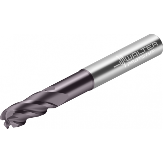 Freze cilindro-frontale/de canelare din carbură metalică MC230 • Advance • Xill·tec<sup>®</sup> • coadă DIN 6535 HA • metric • flute helix angle 38° • Rază lungă de acţiune • center cutting capability • WK40TF • Dc=10mm • R=1mm • Z=4
