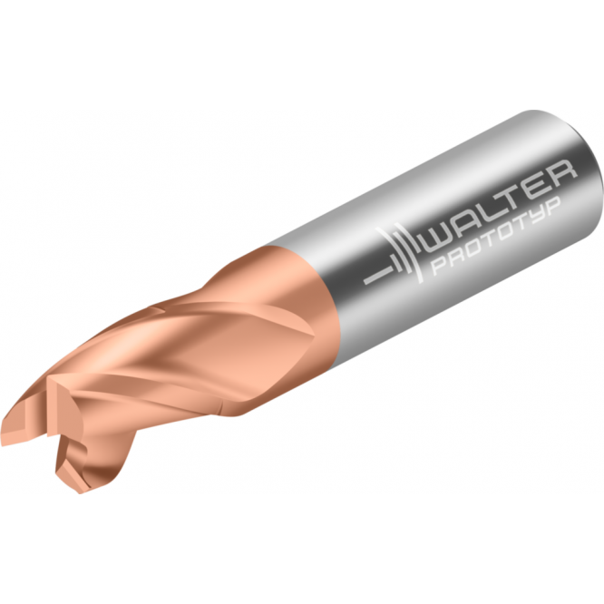 Freze cilindro-frontale/de canelare din carbură metalică ME232 • Perform • coadă DIN 6535 HA • metric • flute helix angle 35° • center cutting capability • WJ30ED • Dc=4mm • Z=3