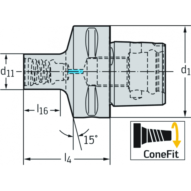 Adaptor Walter Capto TM  AK681.C6.E25.056