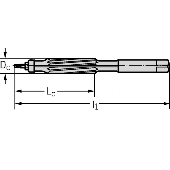 Alezoare manuale din HSS reglabile F1231-25
