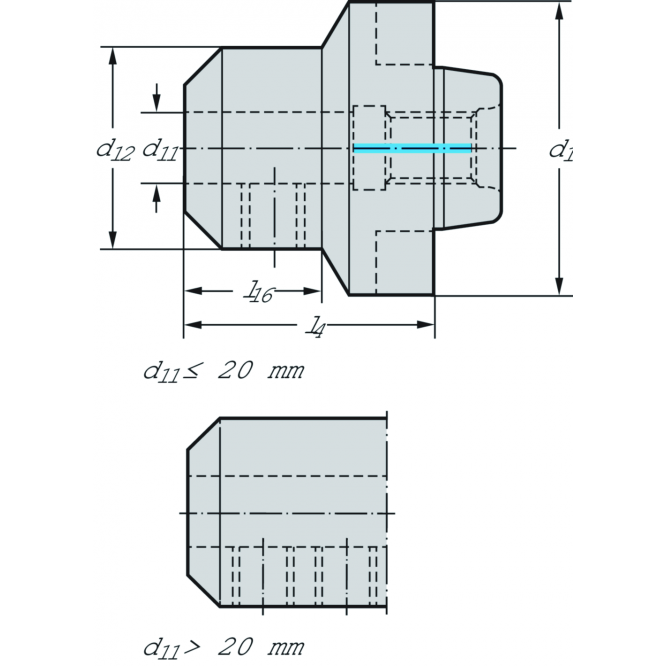 Adaptor cu coadă Weldon A170M A170M.0.63.085.32