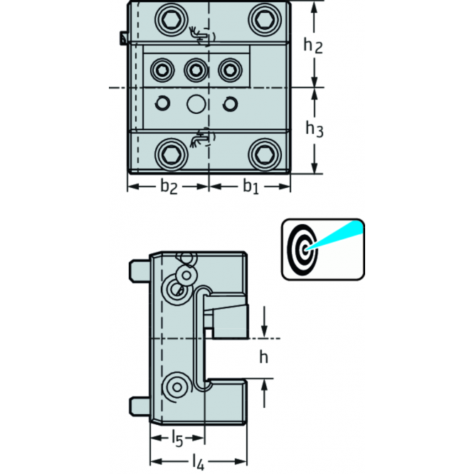 Adaptoare Doosan – scule cu coadă DIN 69880 A2121-DO...-P A2121-DO-25N-050-P