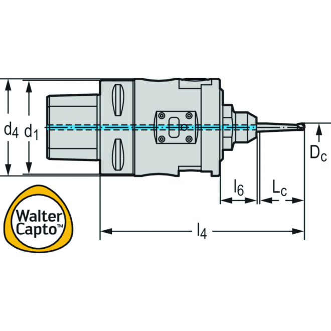 Alezor B4035 • Walter Capto<sup>TM</sup> ISO 26623 • inch • Dc=3-10mm