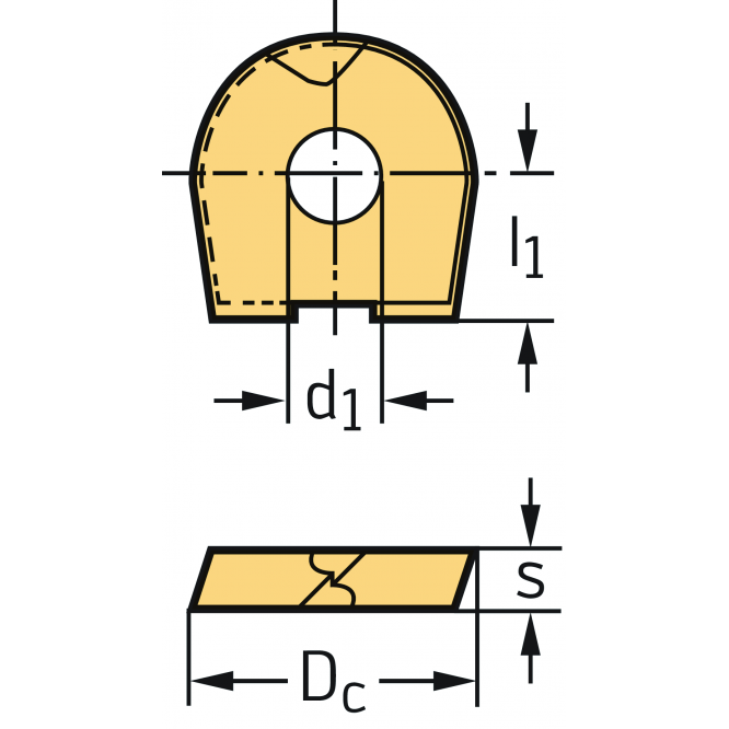 Plăcuţe de copiere-finisare P3201-D16 WHH15