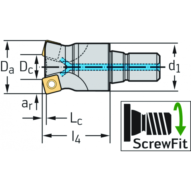 Freze High-Feed M4002-032-T28-04-01