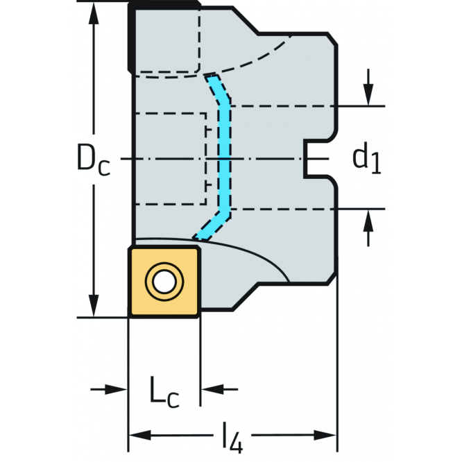 Freze cilindro-frontale M4132.064-B26-07-09