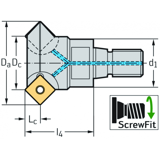 Freze pentru teşire M4574-032-T28-03-05