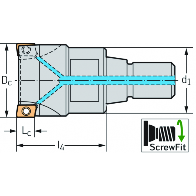 Freze cilindro-frontale M5130.031-T28-06-05