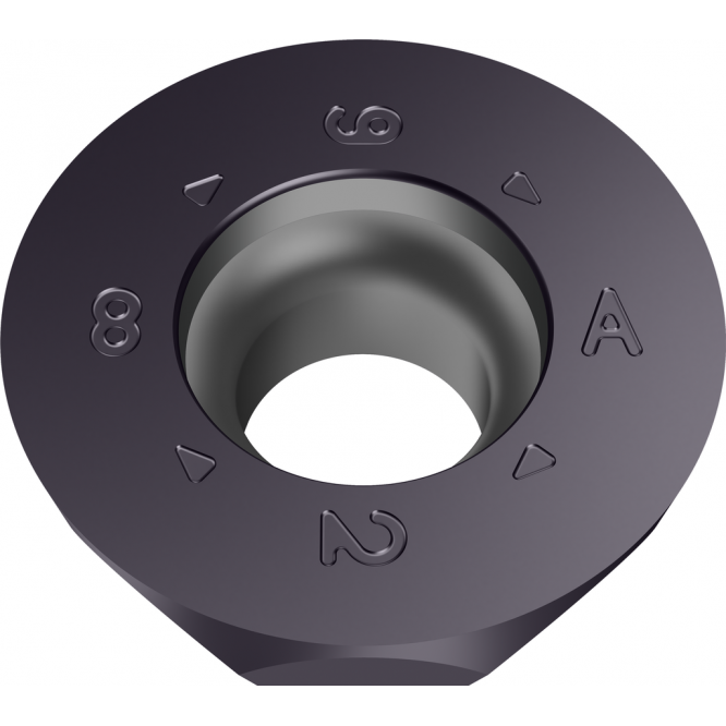 Rotunde pozitive ROHX ...-A57 • clearance angle major=15° • WKP35G • Tigertec Gold • Corner radius=8mm