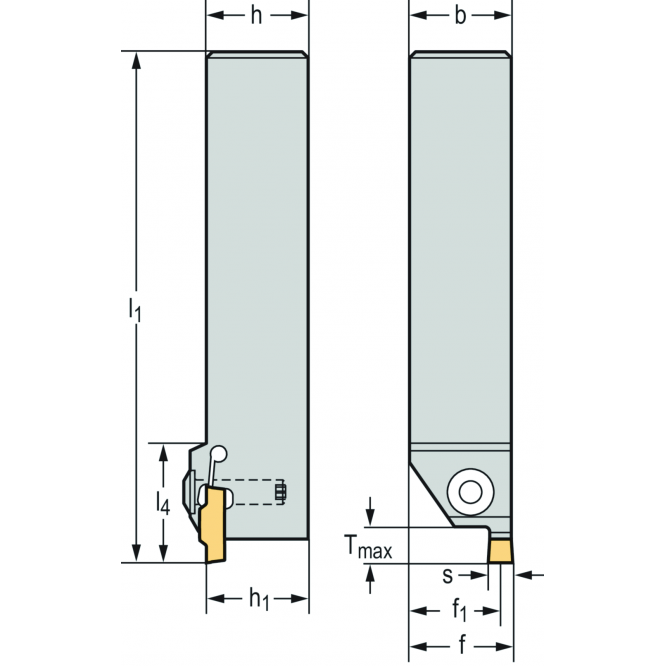 Sculă cu coadă – – Universal G4511 • Fixare cu şuruburi • 3000014589 • metric • Coadă cu secţiune pătrată • DX18 • s=2mm • Tmax=5mm